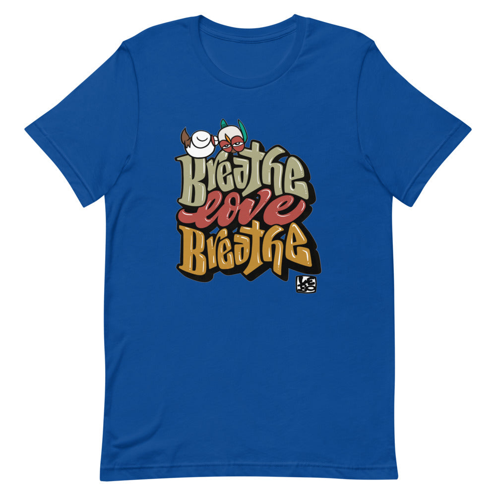 Breathe Love Breathe - Lebo Short-Sleeve Unisex T-Shirt